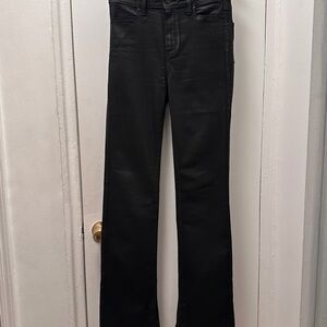 Paige Manhattan High Rise waxy jeans with slits 26”